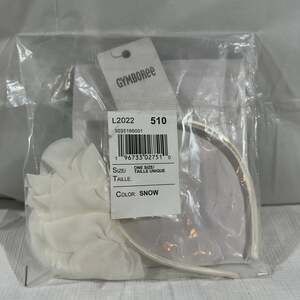 Gymboree Toddler Girls Flower Headband - Snow white